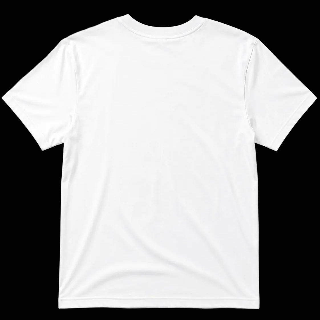 camiseta sello en blanco, parte trasera, 180gsm, corte regular, 100% algodón reciclado, creado en la  costa este,  valencia