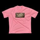 camiseta rosa parte delantera algodón 100% heavyweight fang syndicate costa este valencia intervención manual