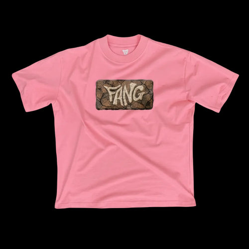 camiseta rosa parte delantera algodón 100% heavyweight fang syndicate costa este valencia intervención manual