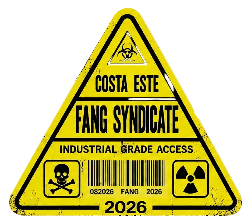 señal de color amarillo de peligro, incluye la señal de radioactivo, de peligro de muerte, un código de barras, costa este, industrial grade acces